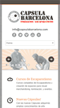 Mobile Screenshot of capsulabarcelona.com